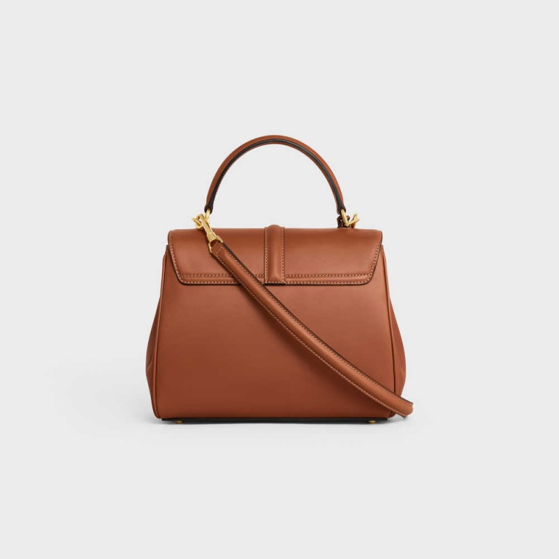 Celine Small Bag In Natural Calfskin 16 Bruin | CL-593276