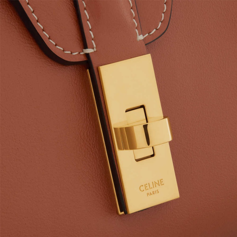 Celine Teen Soft In Smooth Calfskin 16 Bruin | CL-593262