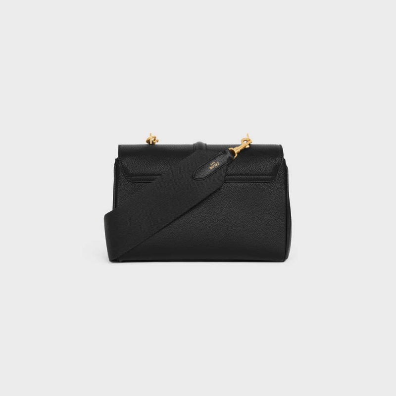 Celine Teen Soft In Supple Grained Calfskin 16 Zwart | CL-593260