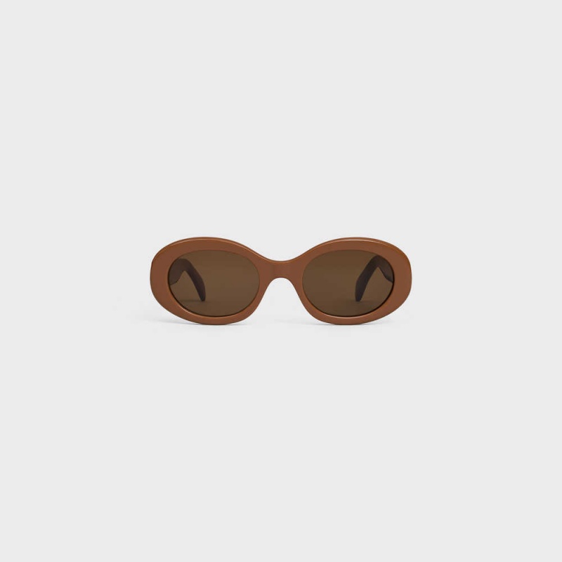 Celine Triomphe 01 In Acetate Zonnebril Bruin | CL-592381