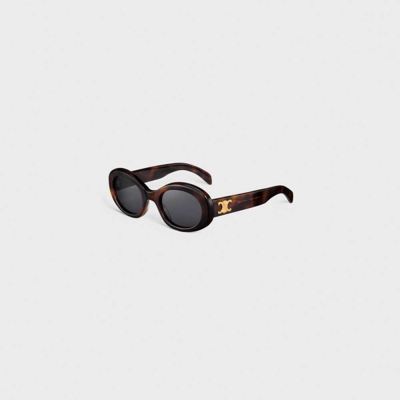 Celine Triomphe 01 In Acetate Zonnebril Bruin | CL-592380