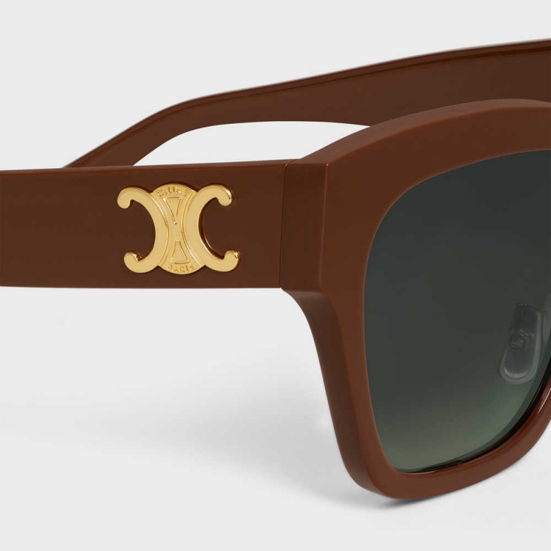 Celine Triomphe 09 In Acetate Zonnebril Chocola | CL-592390