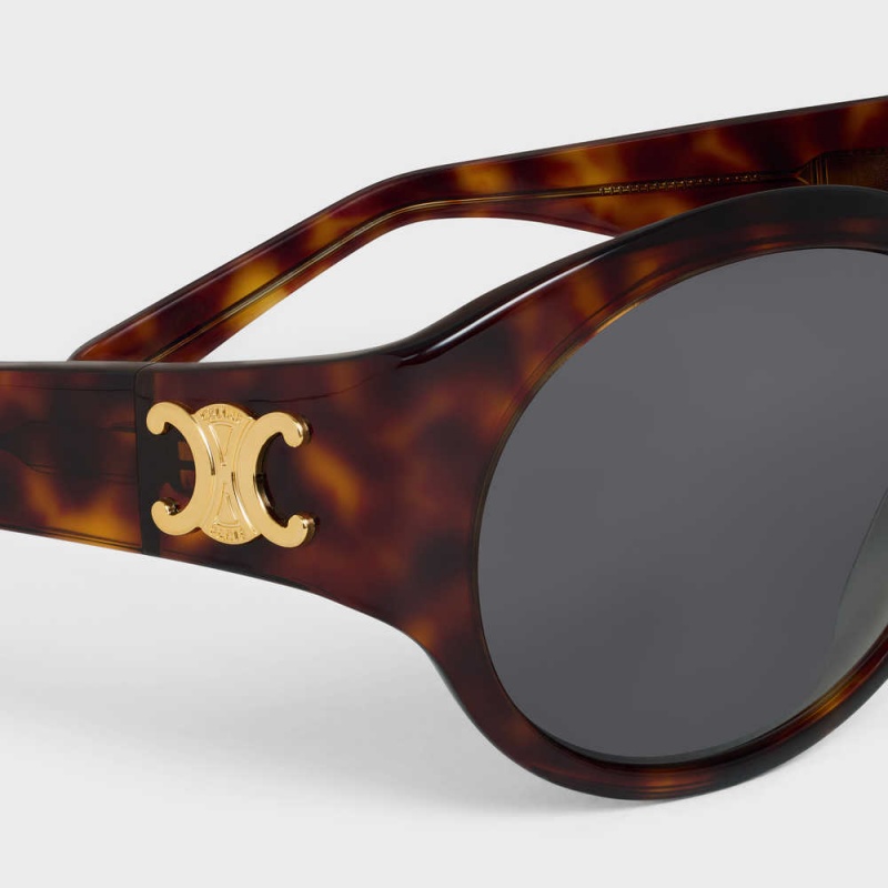 Celine Triomphe 11 In Acetate Zonnebril Rood | CL-592373