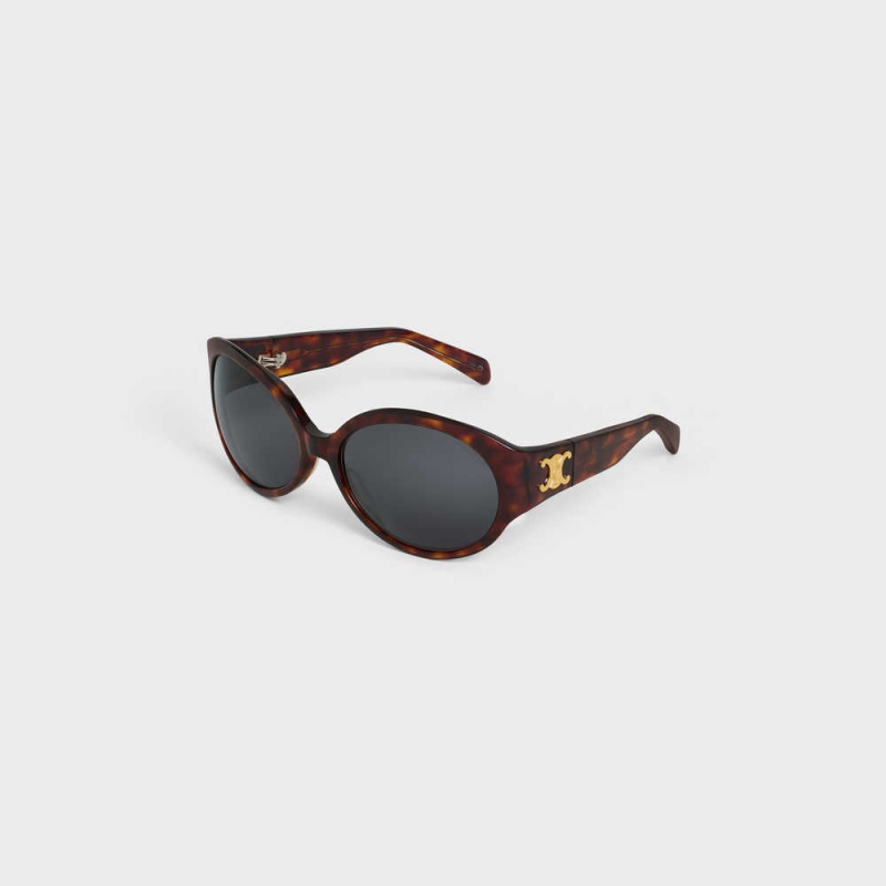 Celine Triomphe 11 In Acetate Zonnebril Rood | CL-592373