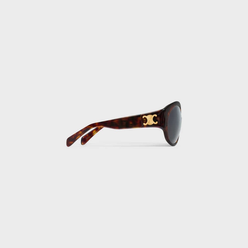 Celine Triomphe 11 In Acetate Zonnebril Rood | CL-592373