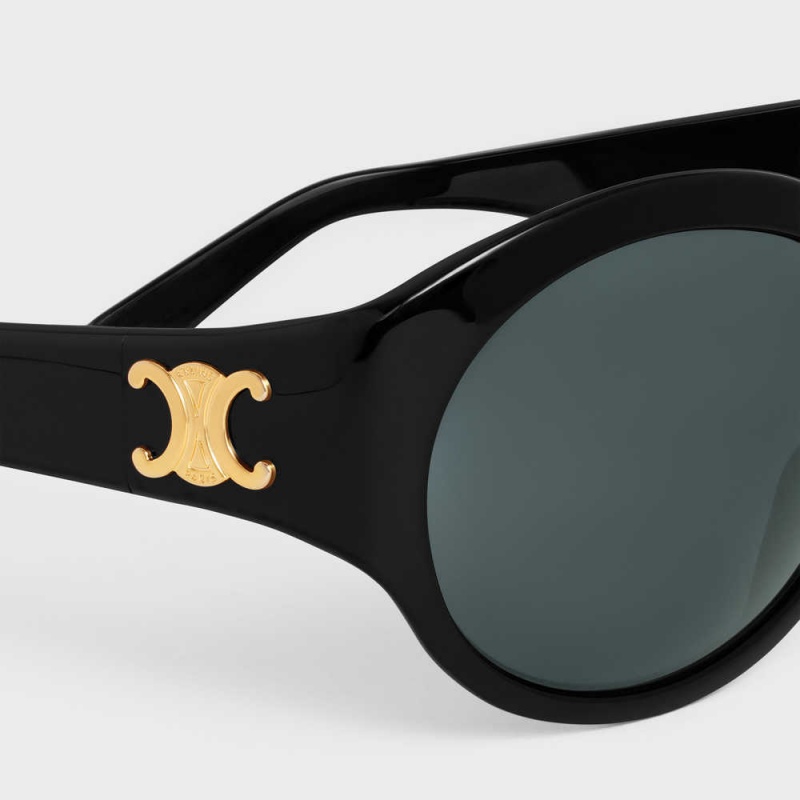 Celine Triomphe 11 In Acetate Zonnebril Zwart | CL-592372