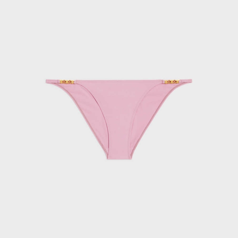 Celine Triomphe Bottom In Matte Jersey Zwemkleding Roze | CL-592769