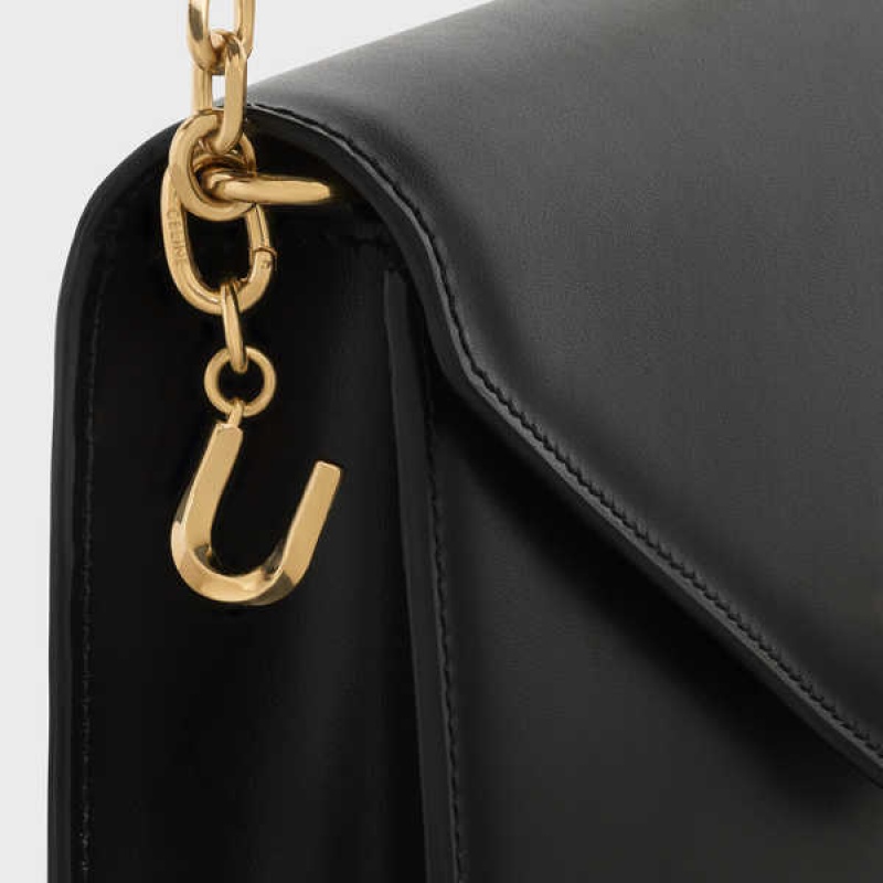 Celine U Charm In Brass Kleine Lederwaren Goud | CL-592940