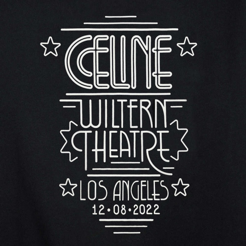 Celine Wiltern Hoodie In Katoenen Fleece Sweatshirts Zwart Wit | CL-592802